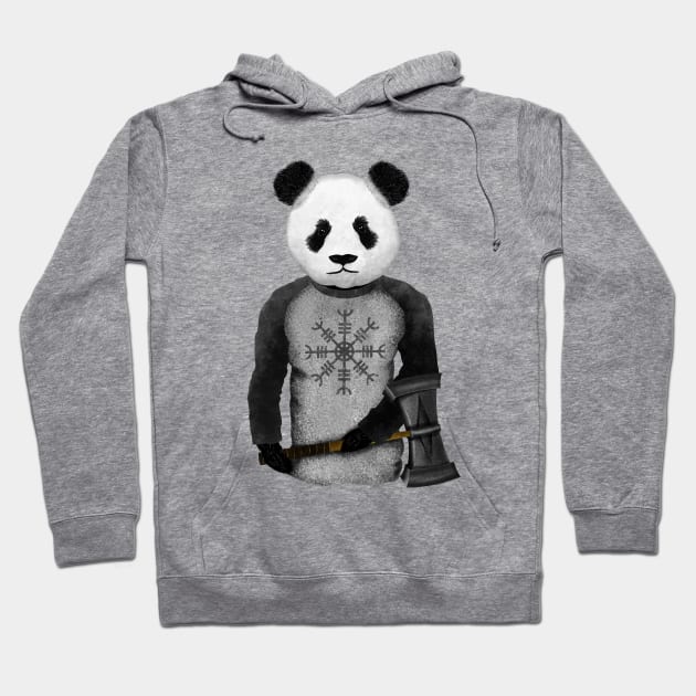 PANDA VIKING WARRIOR Hoodie by mailboxdisco